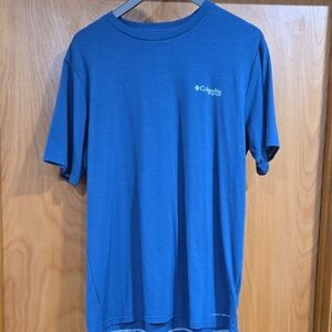Columbia Men's Short Sleeve Blue Tee